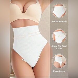 NEW Thong Girdle Modeler Woman High Waist Control Abdomen Body Shaper Size S